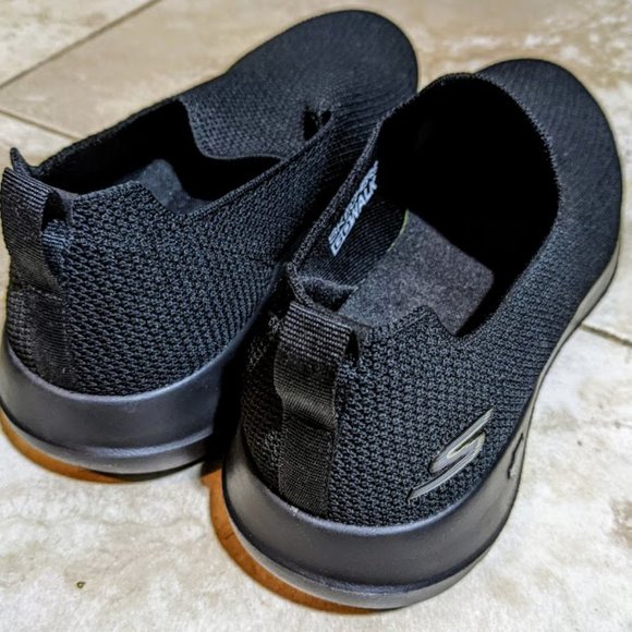 Skechers Men Go Walk Black Size 10 - Picture 6 of 8